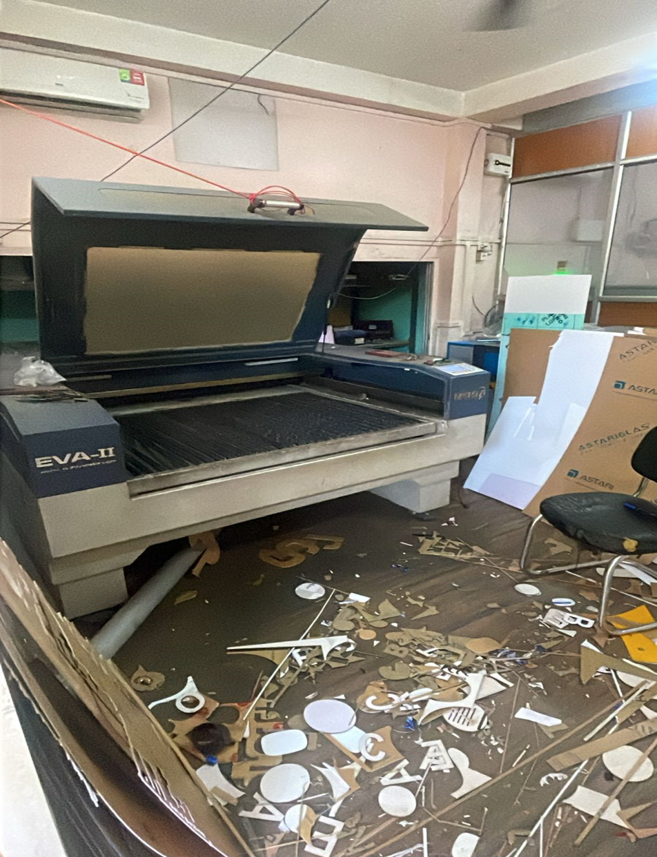 (9)laser engraver machine eva ii